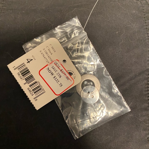 Free People Black Cargo Pants Size 4 - Picture 3 of 3